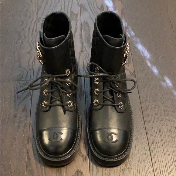 Poshmark chanel boots Clearance